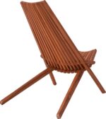 Πολυθρόνα Phoenox pakoworld πτυσσόμενη φυσικό teak ξύλο 65x90x87εκ - Image 4