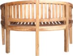 Καναπές διθέσιος Coren pakoworld φυσικό teak ξύλο 130x61x87εκ - Image 5