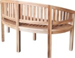 Καναπές τριθέσιος Coren pakoworld φυσικό teak ξύλο 150x61x87εκ - Image 3