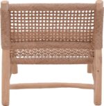 Πολυθρόνα Wanderlene pakoworld σκελετός teak ξύλο με σχοινί σε φυσική απόχρωση 67x79x68εκ - Image 6