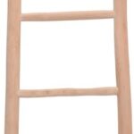 Σκάλα Morjeve pakoworld teak ξύλο σε φυσική απόχρωση 45x6x150εκ