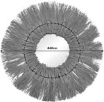 Καθρέπτης Apler Inart mendong σε φυσική απόχρωση Φ60x6εκ - Image 2