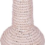 Βάζο Sannery Inart sisal σε φυσική απόχρωση Φ18x30εκ