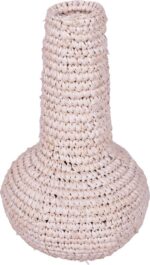 Βάζο Sannery Inart sisal σε φυσική απόχρωση Φ18x30εκ