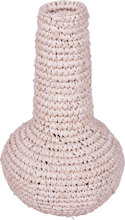 337-000042 Βάζο Sannery Inart sisal σε φυσική απόχρωση Φ18x30εκ - Image 1