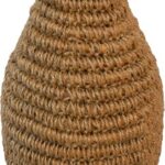 Βάζο Agelen I Inart sisal σε φυσική απόχρωση Φ20x33εκ