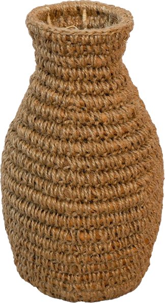 337-000045 Βάζο Agelen I Inart sisal σε φυσική απόχρωση Φ20x33εκ - Image 1