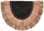 Διακοσμητικό τοίχου Pedrine Inart seagrass-abaca σε φυσικό χρώμα 85x60x6εκ