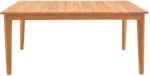 Τραπέζι Ory pakoworld teak ξύλο σε φυσική απόχρωση 160x80x75εκ - Image 2