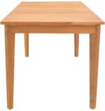 Τραπέζι Ory pakoworld teak ξύλο σε φυσική απόχρωση 160x80x75εκ - Image 3