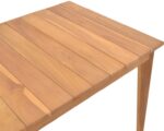 Τραπέζι Ory pakoworld teak ξύλο σε φυσική απόχρωση 160x80x75εκ - Image 4