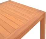 Τραπέζι Vocaly pakoworld teak ξύλο σε φυσική απόχρωση 200x100x75εκ - Image 4