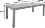 Τραπέζι Vocaly pakoworld teak ξύλο σε φυσική απόχρωση 200x100x75εκ - Image 6