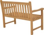 Καναπές Nat pakoworld teak ξύλο σε φυσική απόχρωση 120x57x96εκ - Image 2