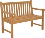 Καναπές Nat pakoworld teak ξύλο σε φυσική απόχρωση 120x57x96εκ