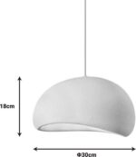 Φωτιστικό οροφής led Zulcere pakoworld λευκό ps 30x18εκ - Image 2
