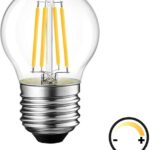 Λαμπτήρας LED G45 Bulb pakoworld dimmable 4W E27 clear