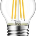 Λαμπτήρας LED G45 Bulb pakoworld 6W 2700K E27 clear