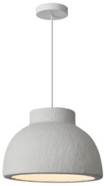 Φωτιστικό οροφής led Jenila pakoworld E27 ps λευκό Φ30x20εκ