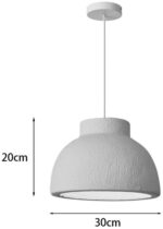 Φωτιστικό οροφής led Jenila pakoworld E27 ps λευκό Φ30x20εκ - Image 3