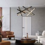 Φωτιστικό οροφής Luminis pakoworld led μέταλλο μαύρο 85x85x40εκ - Image 2