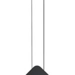 Φωτιστικό οροφής Teebo pakoworld Led μέταλλο μαυρο 23.5x20x29.5εκ