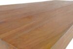 Τραπέζι Wooly pakoworld teak ξύλο σε φυσική απόχρωση 220x90x75εκ - Image 5