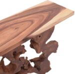 Κονσόλα Jako Inart teak ξύλο σε φυσική απόχρωση 120x40x80εκ - Image 4