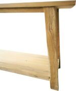Κονσόλα Decoza pakoworld teak ξύλο σε φυσική απόχρωση 200x40x80εκ - Image 4