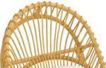 Πολυθρόνα Tromso pakoworld pe rattan σε φυσική απόχρωση με εκρού χρώμα μαξιλάρι 80x85x98εκ - Image 6