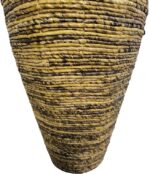 Διακοσμητικό βάζο Lerpon Inart banana rope σε φυσική απόχρωση Φ40x100εκ - Image 3