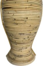 Βάζο Virnia Inart pe rattan σε φυσική απόχρωση Φ40x100εκ - Image 3