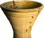 Βάζο Virnia Inart pe rattan σε φυσική απόχρωση Φ40x70εκ - Image 2
