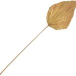 Διακοσμητικό φύλλο Walsy Inart palm leaf σε φυσική απόχρωση Υ135 εκ
