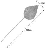 Διακοσμητικό φύλλο Walsy Inart palm leaf σε φυσική απόχρωση Υ135 εκ - Image 3