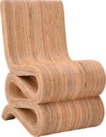 Πολυθρόνα Favorsy pakoworld rattan σε φυσική απόχρωση 52x65x90εκ