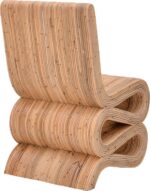 Πολυθρόνα Favorsy pakoworld rattan σε φυσική απόχρωση 52x65x90εκ - Image 3