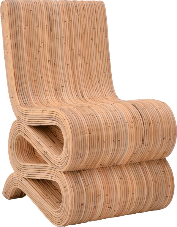344-000011 Πολυθρόνα Favorsy pakoworld rattan σε φυσική απόχρωση 52x65x90εκ - Image 1