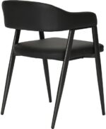 Πολυθρόνα Sezan pakoworld pu σε μαύρη απόχρωση 56x55x78εκ - Image 3