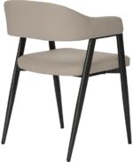 Πολυθρόνα Sezan pakoworld pu σε γκρι-μπεζ απόχρωση 56x55x78εκ - Image 3