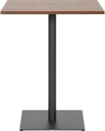 Τραπέζι Nerobian pakoworld mdf σε καρυδί απόχρωση 60x60x75εκ - Image 4