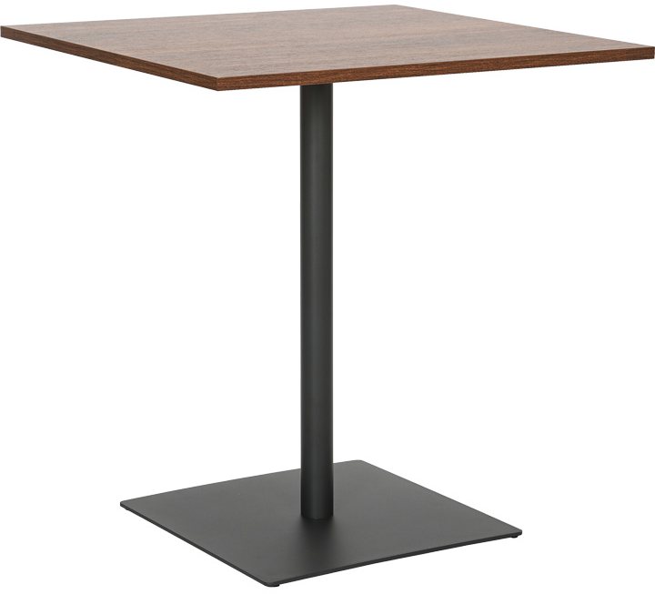 350-000037 Τραπέζι Nerobian pakoworld mdf σε καρυδί απόχρωση 70x70x75εκ - Image 1
