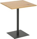 Τραπέζι Nerobian pakoworld mdf σε sonoma απόχρωση 60x60x75εκ - Image 4