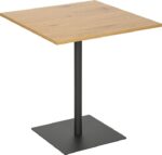 Τραπέζι Nerobian pakoworld mdf σε sonoma απόχρωση 70x70x75εκ - Image 4