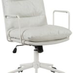 Καρέκλα γραφείου διευθυντη Kreno pakoworld PES γκρι 56x67x89-97εκ