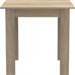 Τραπέζι Manka I pakoworld σε sonoma απόχρωση 80x80x77εκ - Image 3