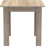 Τραπέζι Manka I pakoworld σε sonoma απόχρωση 80x80x77εκ - Image 4