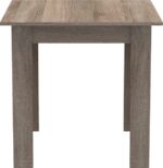 Τραπέζι Manka I pakoworld σε sonoma truffle απόχρωση 80x80x77εκ - Image 4