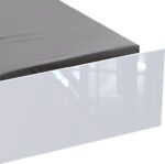 Κρεβάτι μονό Afina pakoworld σε λευκή glossy απόχρωση 90x200εκ - Image 3