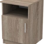 Κομοδίνο Galdi pakoworld σε sonoma truffle απόχρωση 40x45x60εκ